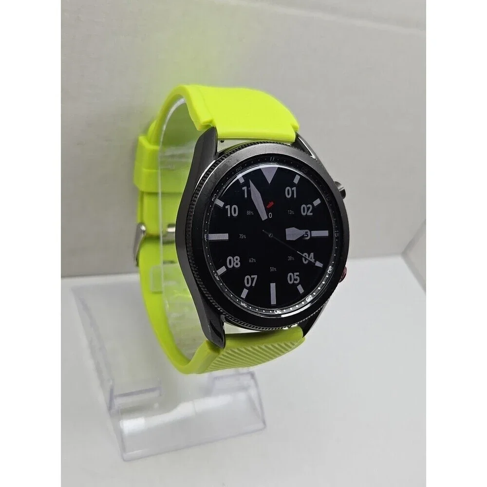 Samsung Galaxy Watch3 45mm LTE Mystic Black Smartwatch GPS Heart Rate Neon *READ